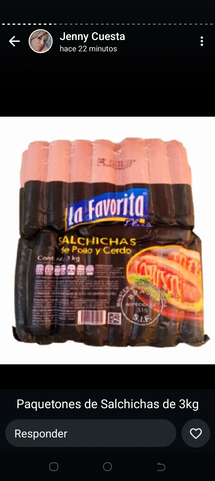 Salchichas de 60 unidades mixtas de cerdo y pollo's foto | AlKombomaster |  BizneCubano