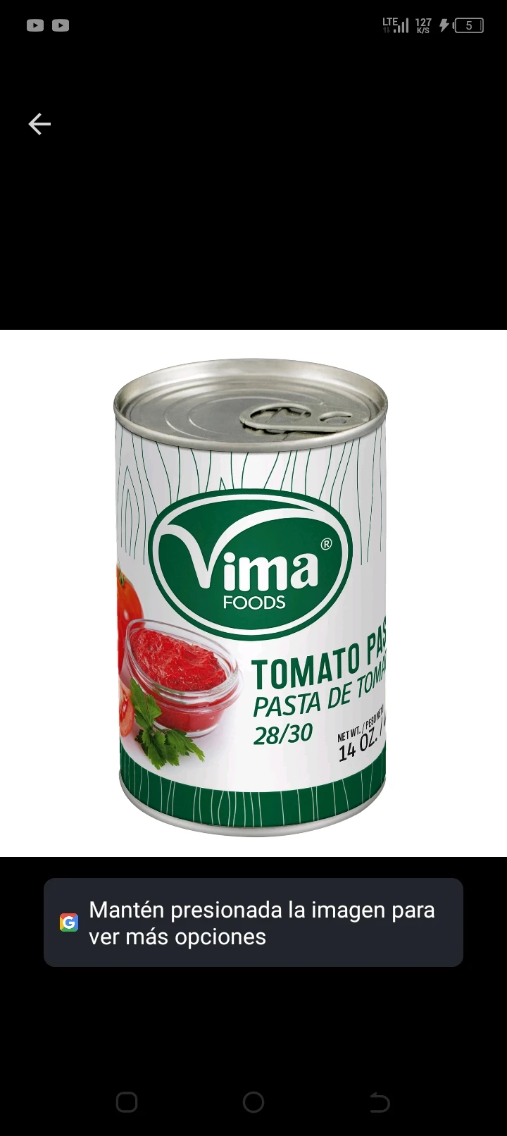 Pasta de tomate Vima's foto | AlKombomaster |  BizneCubano