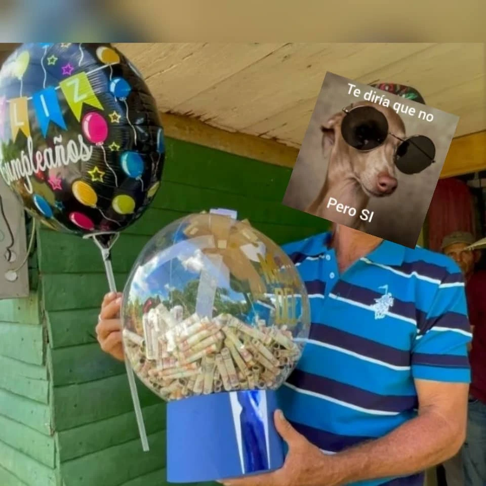 Cesta de regalo con remesa de 33 mil's foto | AlKombomaster |  BizneCubano