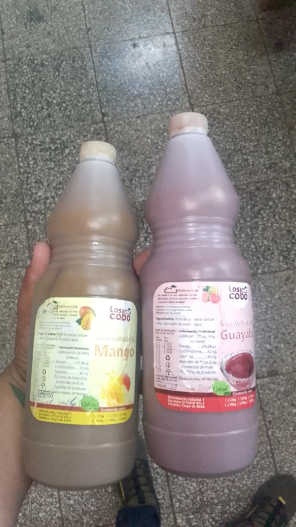 Mermelada pura de mango y de guayaba 1 litro sellada ( seballo)'s foto | AlKombomaster |  BizneCubano