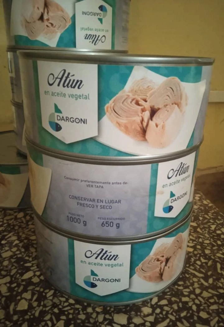 Latas de atún en aceite 1 kilo's foto | AlKombomaster |  BizneCubano