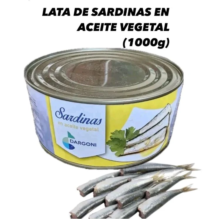 Latas de sardinas de 1 kilo en aceite's foto | AlKombomaster |  BizneCubano
