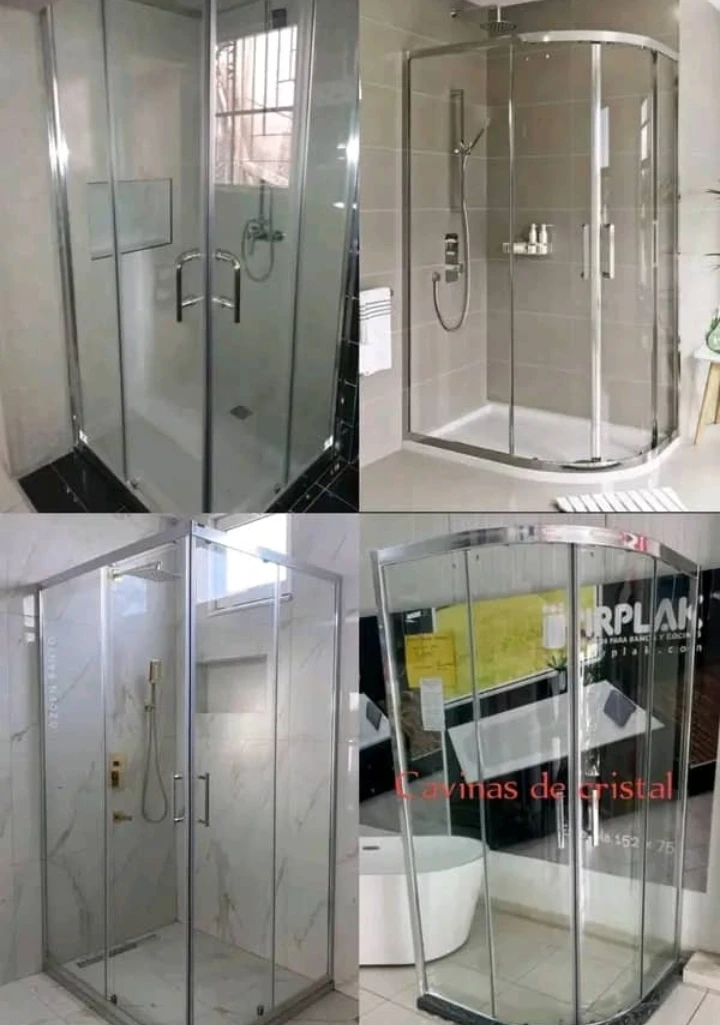 Cabinas  de cristal para baño's foto | AlKombomaster |  BizneCubano